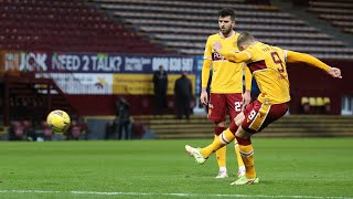 Kevin Van Veen scores a pinpoint free-kick for Motherwell v Livingston