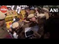 indian youth congress national president srinivas bv and other leaders detained by police