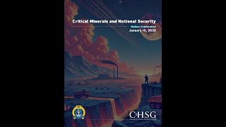 Virtual Conference - Critical Minerals and National Security