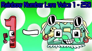 Rainbow Number Lore Voice 1 - 250 Part 5 (Official)