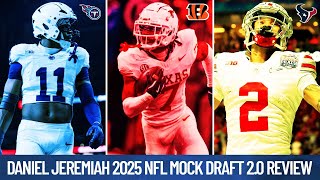 2025 NFL Mock Draft: Reviewing Daniel Jeremiah’s 2.0 Picks | #NFLDraft2025