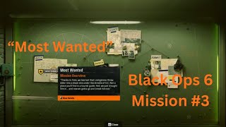 Most Wanted - Black Ops 6 Mission #3 [NO COMMENTARY]