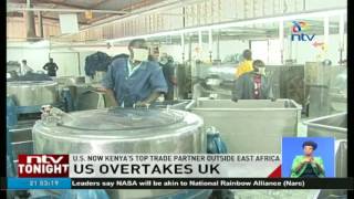 U.S now Kenya's top trade partner outside East Africa