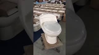 South American Market Ivory Color Ceramic Siphonic One Piece Toilet