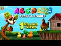 ABCD & 123 Songs & Stories | Latest Kids Animation Malayalam
