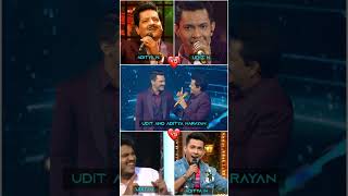 Udit Narayan Vs Aditya Narayan | Live Performance in Indian Idol #shorts #trending #viral