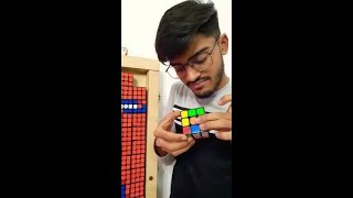 👉I Solve Rubik's Cubes in 1 Second😁✌️ #mbathecuber #cubeshorts #shorts #viral