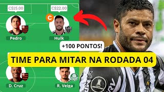 TIME PARA MITAR NA RODADA 04! - CARTOLA FC 2024