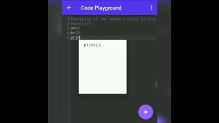 Swapping of two numbers using bitwise operator || Python