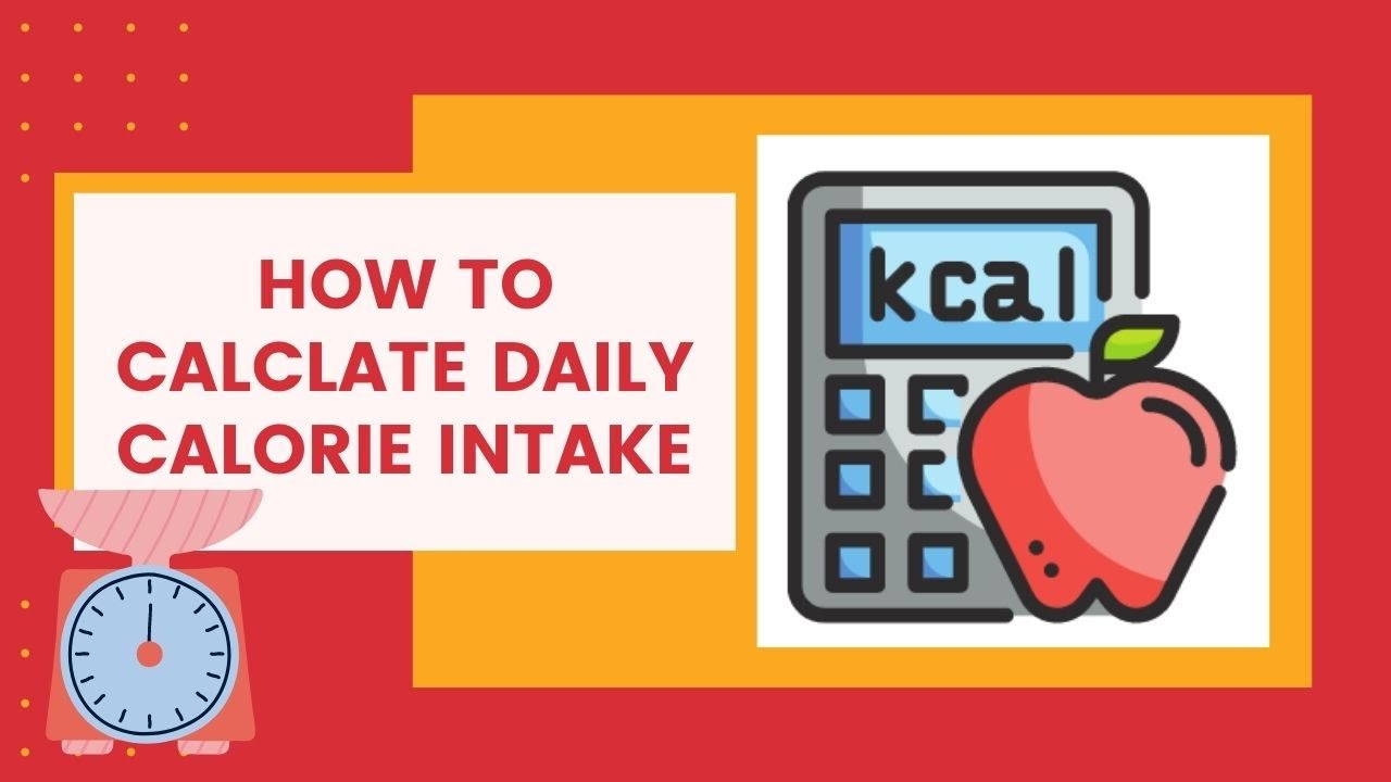 HOW TO CALCULATE DAILY CALORIE INTAKE - YouTube