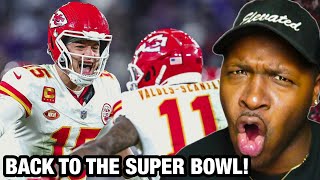 Chiefs Fan Reacts To Kansas City Chiefs vs  Baltimore Ravens Game Highlights | 2023 AFC Championship
