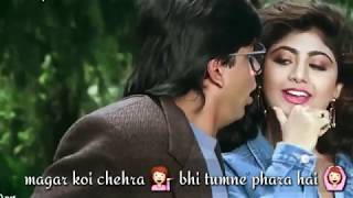 Kitaben Bahut Si Padhi Hongi Tumne Song with Lyrics Baazigar  Best Love Video  Whatsapp Status