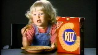 Nabisco Ritz Cracker What do you like on a Ritz cracker Commercial (1989)