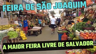 SALVADOR BAHIA - A FEIRA DE SÃO JOAQUIM - UMA PARTE EM OBRAS CIDADE BAIXA (17 Setembro,2024)