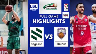 Sagesse vs Beirut Full Game Highlights Dubai 34Th Tournament Quarter Finals