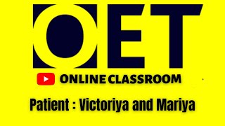 Victoriya/Mariya Morgan test answers oet 2.0 online classroom