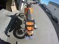 ktm 500exc with dirtracks.com rear luggage rack