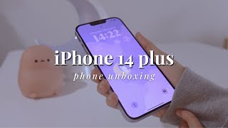 Unboxing iPhone 14 Plus Purple + Accessories (Aesthetic) |  Camera, Gaming