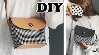 FANTASTIC DIY HIT COLOR PURSE BAG //  Mini Crossbody Bag Tutorial Fast Making