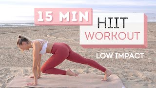 15 min No Jumping HIIT WORKOUT | Low Impact | High Intensity