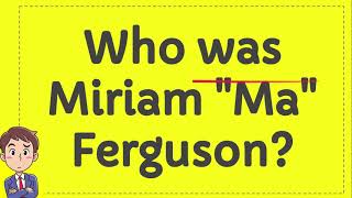 Who was Miriam \