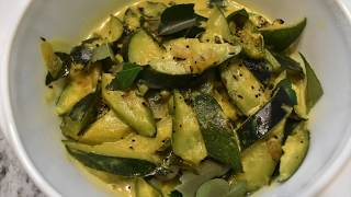 Zucchini curry (vegan) | sri lankan recipe