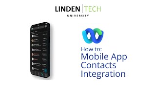 Webex Calling Mobile Application Contacts