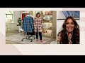 denim u0026 co. printed fleece bonded sherpa hooded coat on qvc