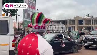 NDC supporters flood the congress grounds for the #NDCCampaignLaunch, rallying behind John Mahama.