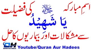 Ya Shaheed Ki Fazilat | Allah ky Namo sy Ilag | Quran Aur Hadees