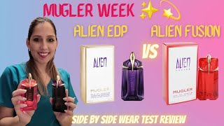 MUGLER ALIEN EDP|VS|MUGLER ALIEN FUSION|🔥💞|Fragrance Reviews|My MUGLER Collection