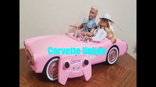 Mattel 2023 Barbie Movie Barbie Corvette Unbox