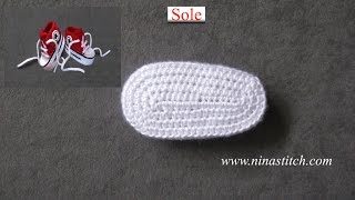 Crochet Sole for Converse Sneakers