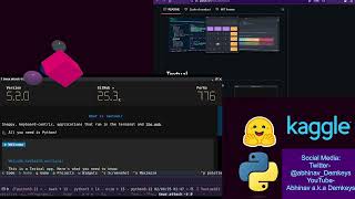 Learning Python Textual library to make TUI apps | Study With Me! 🏳️‍🌈 | 02082025 |