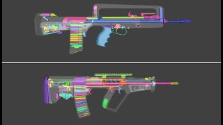 FAMAS F1 VS TAVOR 21 SUPER SHORT COMPARISON