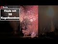 GROßFEUERWERK FINALE - 50 Shells bis 175 mm