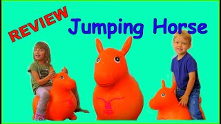 Jumping Horse Hopper, Inflatable Ride-on Toy ♦ Mom \u0026 Kids Review