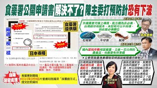 【每日必看】自曝延宕處理?食藥署稱3/9陸片面通知交書面資料｜綠媒爆陸要求佳德交配比? 陸申請書表格大曝光 20221214 @中天新聞CtiNews