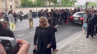 CATHERINE DENEUVE AT FASHION SHOW AMI IN PARIS 20/june /2024