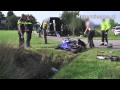 motorrijder gewond na crash met motor in slagharen