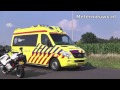 motorrijder gewond na crash met motor in slagharen