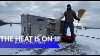 The Heat is On !!!! #hvacexplained #steamfitterslocal449 #york #ruthrauff #commercialhvac #hvaclife