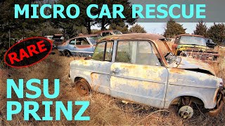 NSU Prinz RESCUED from SALVAGE YARD after sitting there for 30 years!