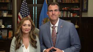 Governor Stitt and First Lady Sarah Stitt Discuss Child Abuse Prevention Month