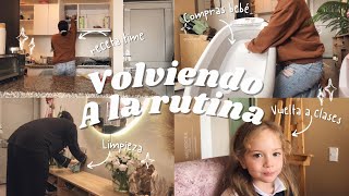 NUESTRA RUTINA VOLVIENDO A CLASES 🏫 | Estefany V