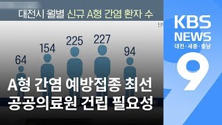 A형 간염... 예방접종 최선, 전문성 갖춘 공공의료원 건립 필요성 커져 / KBS뉴스(NEWS)