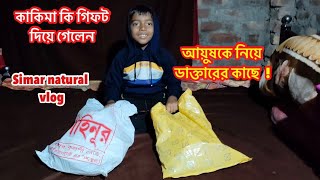 ডাক্তার দেখিয়ে আনলাম আয়ুস কে । কাকিমা আয়ুশের জন্য কি এনেছিল  ?