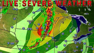 LIVE Wisconsin Severe Weather - Potential Large Hail, Damaging Winds, And Tornadoes