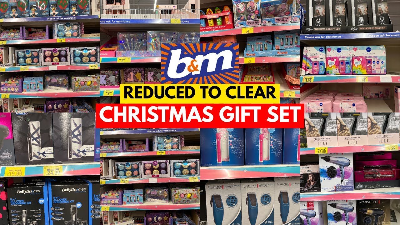 B&M CHRISTMAS GIFT SET REDUCED TO CLEAR DEC 2022 | B&M HAUL ...