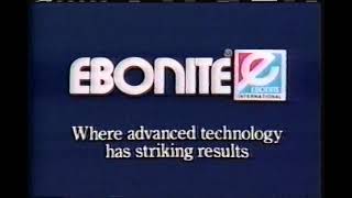 Ebonite Thunderbolt bowling balls commercial 1989